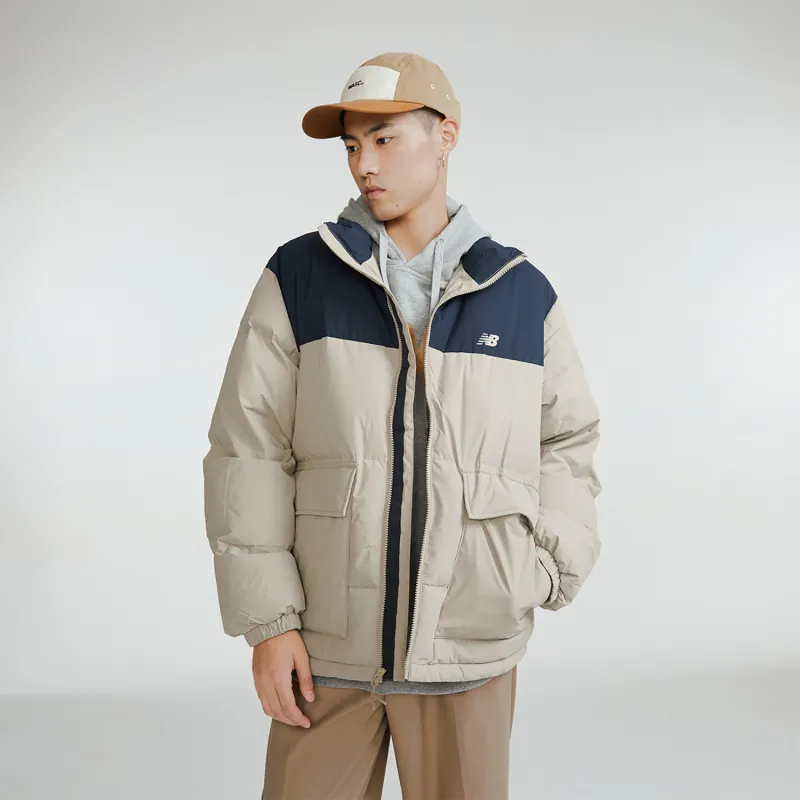 New Balance Down Jacket Unisex Khaki/Blue-7