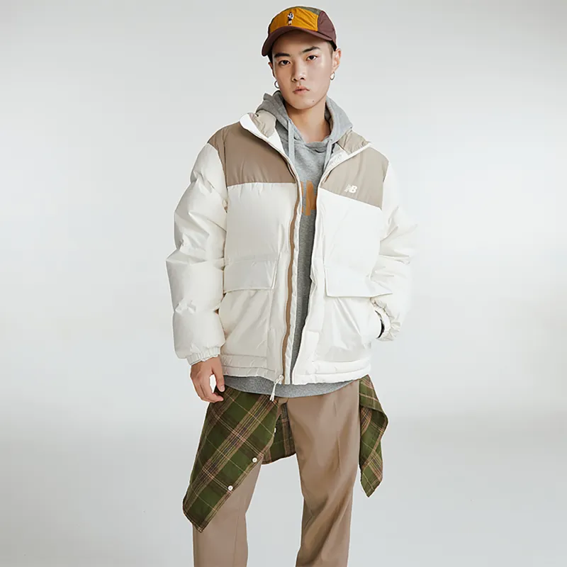 New Balance Down Jacket Unisex Khaki/White-7
