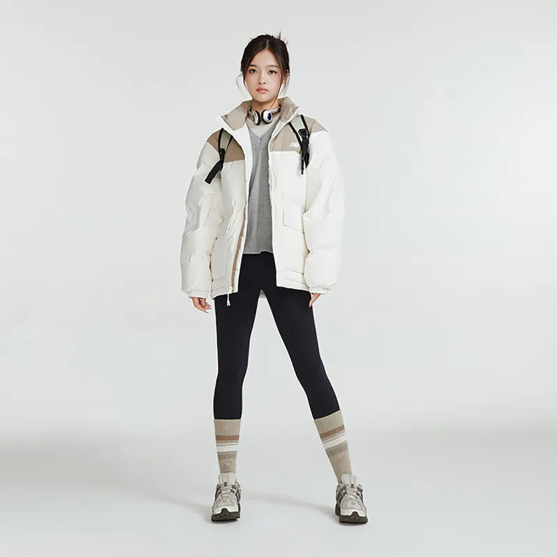 New Balance Down Jacket Unisex Khaki/White-6