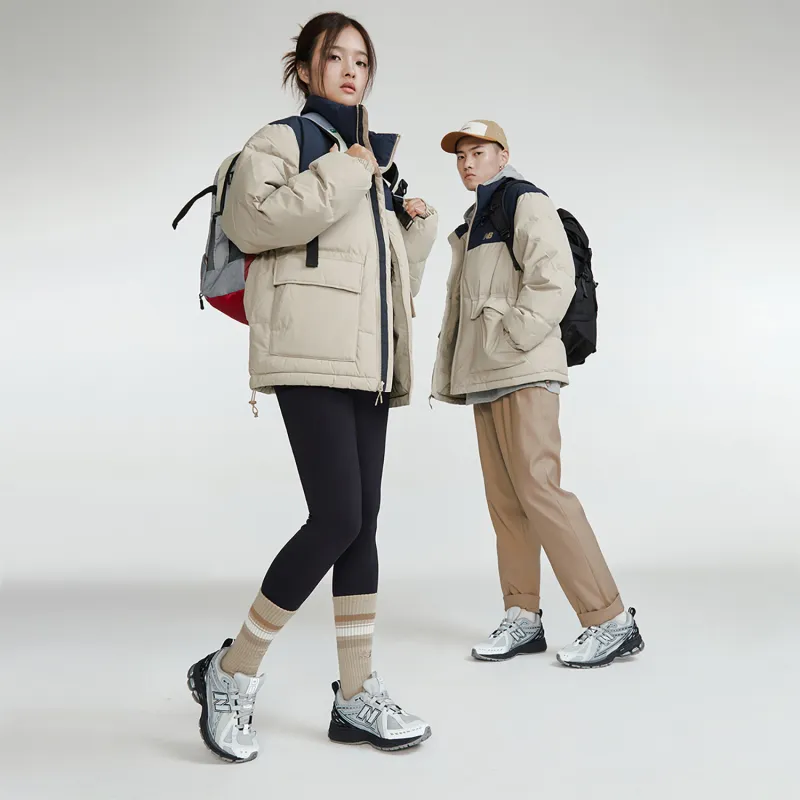 New Balance Down Jacket Unisex Khaki/Blue-8
