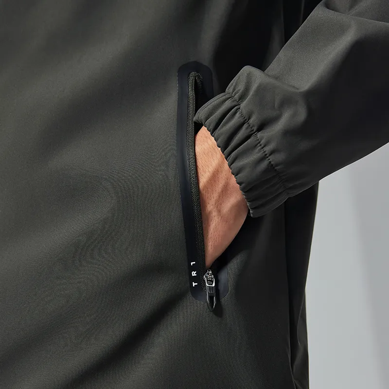 Erke Trench Coats Men Rain Green-2