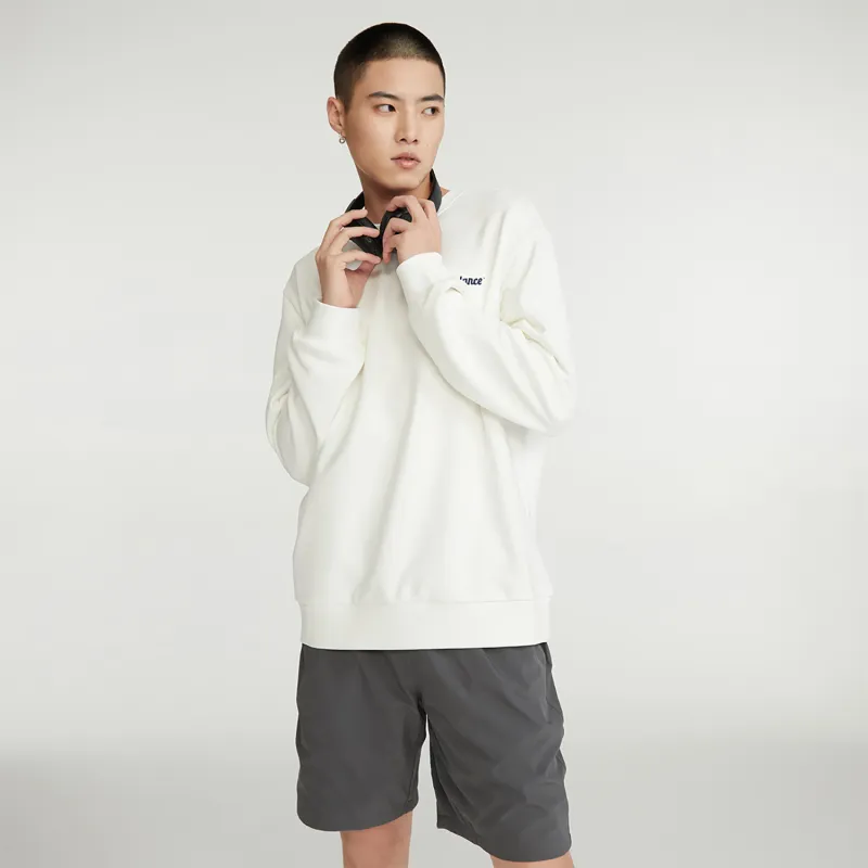New Balance Sweatshirts Unisex Beige-4