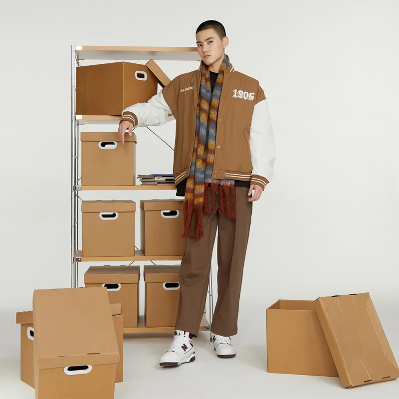 New Balance Puffer Jacket Unisex Khaki-7
