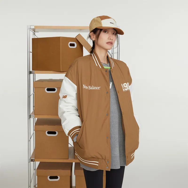 New Balance Puffer Jacket Unisex Khaki-4