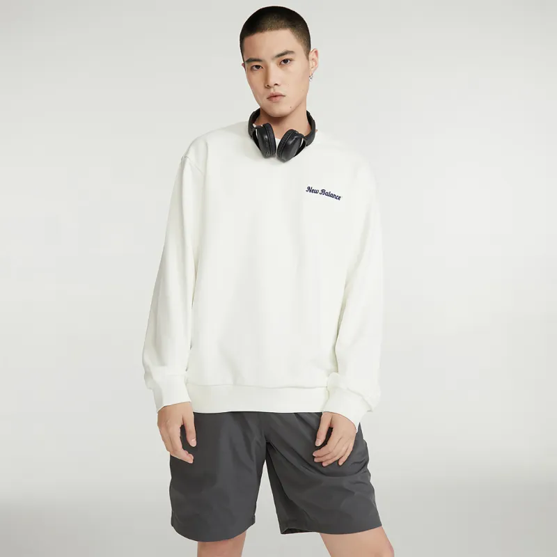 New Balance Sweatshirts Unisex Beige-5