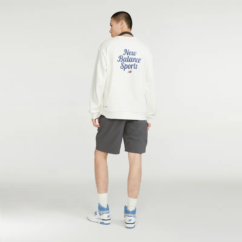 New Balance Sweatshirts Unisex Beige-6