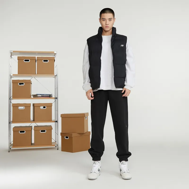 New Balance Vests Unisex Black-5