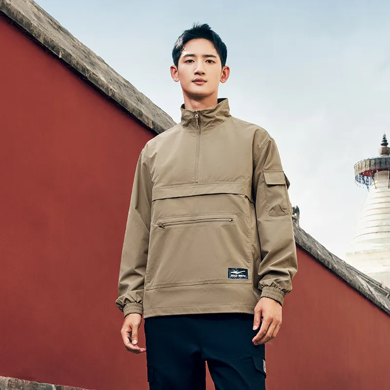 Erke Sweatshirts Men Latte Brown-8