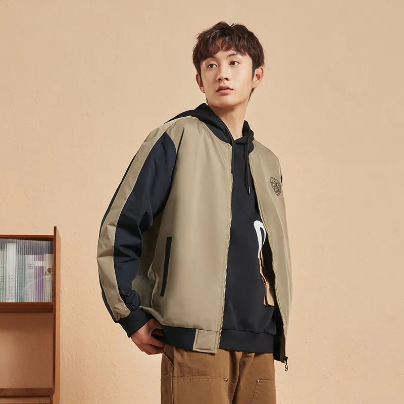 Erke Jackets Men Latte Brown-3