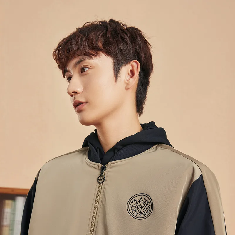 Erke Jackets Men Latte Brown-5