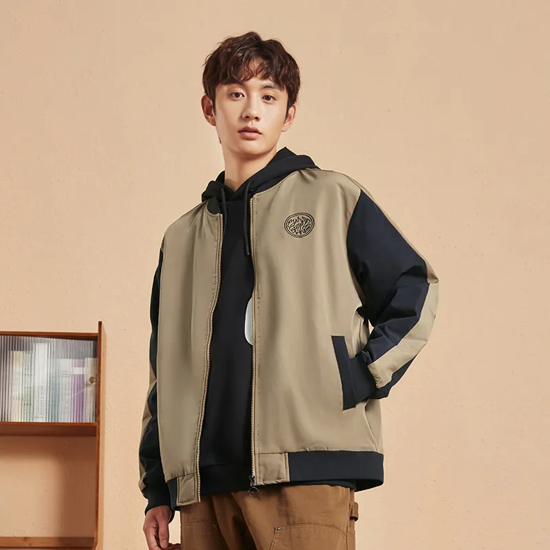 Erke Jackets Men Latte Brown-2