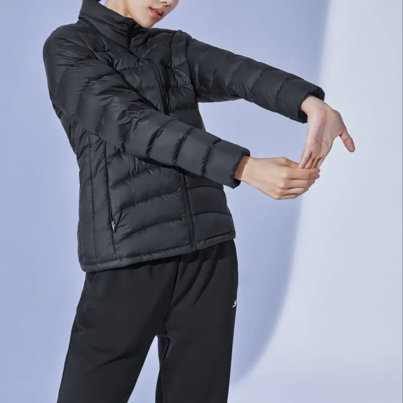 Skechers Down Jacket Unisex Carbon Black-4