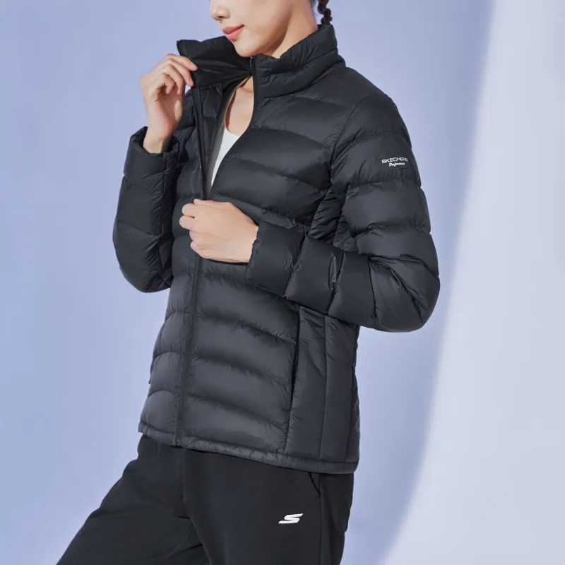 Skechers Down Jacket Unisex Carbon Black-6