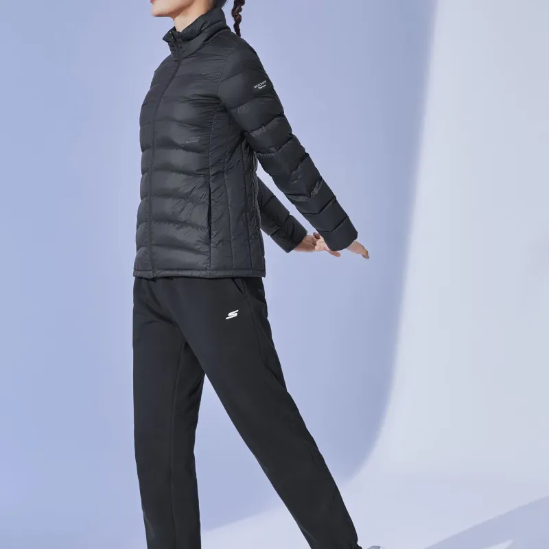 Skechers Down Jacket Unisex Carbon Black-3