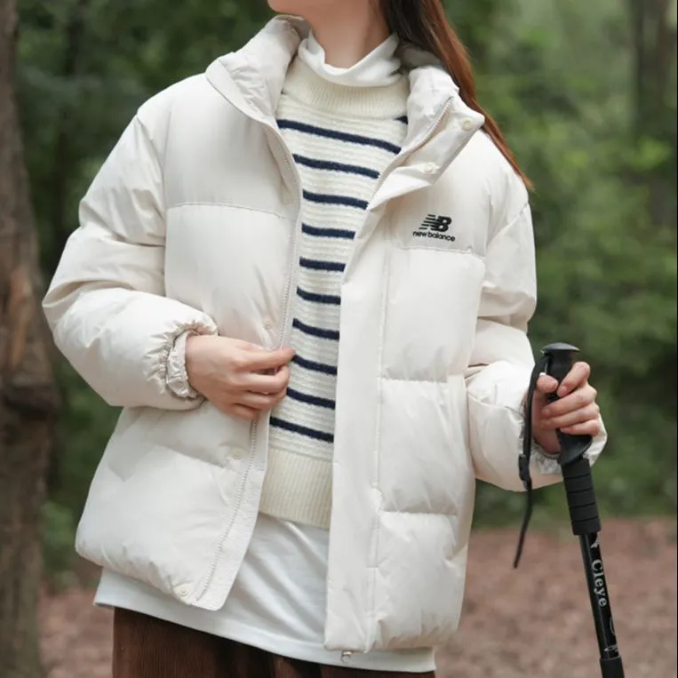New Balance Down Jacket Men's Cream White-8