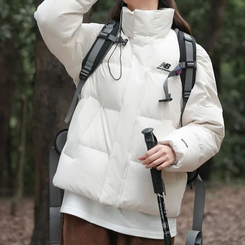 New Balance Down Jacket Men's Cream White-5