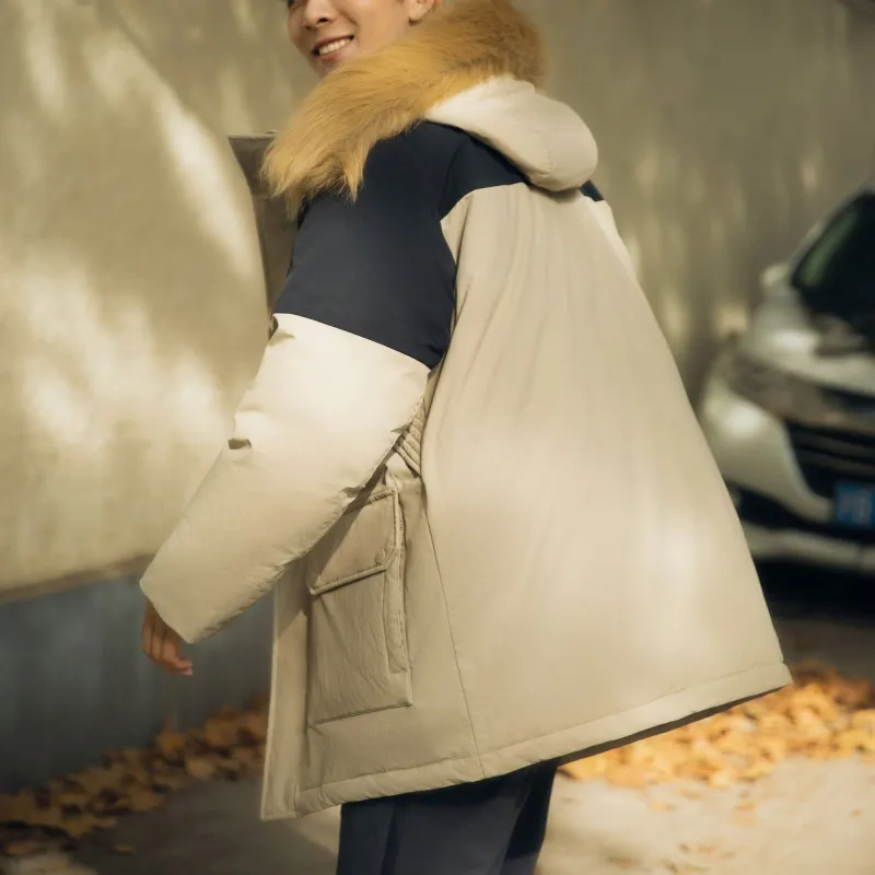New Balance Down Jacket Unisex Light Coffee-7