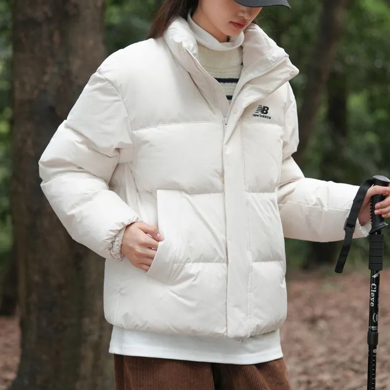 New Balance Down Jacket Men's Cream White-7