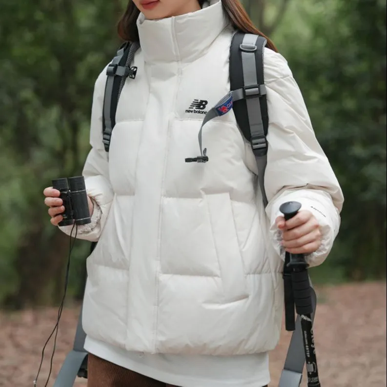 New Balance Down Jacket Men's Cream White-4