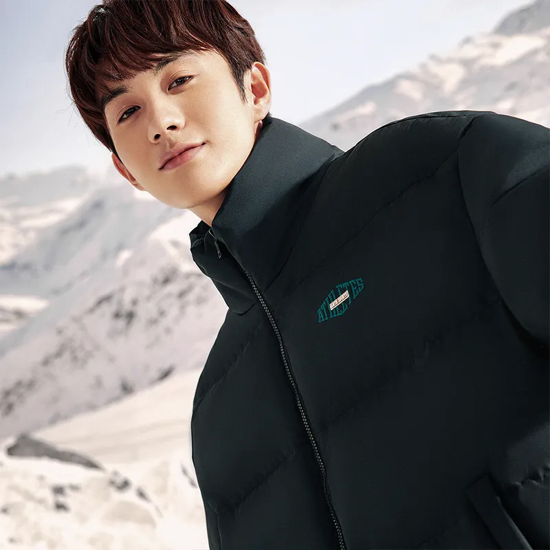 Anta Life Collection Down Jacket Unisex Basic Black-5