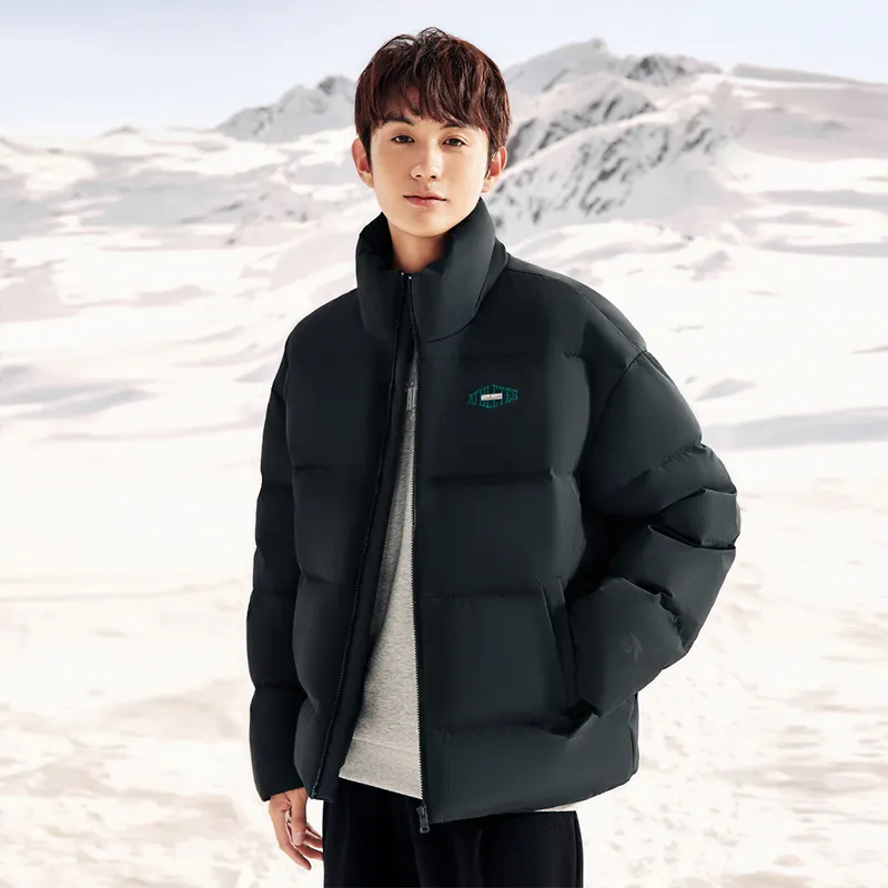 Anta Life Collection Down Jacket Unisex Basic Black-3