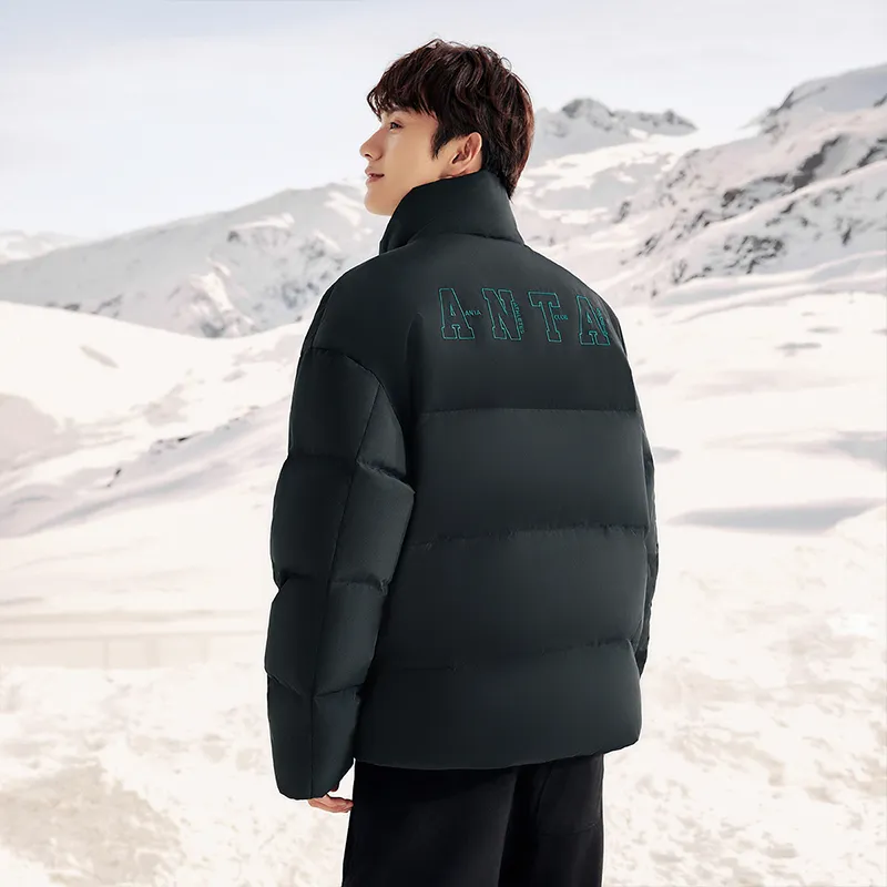 Anta Life Collection Down Jacket Unisex Basic Black-6