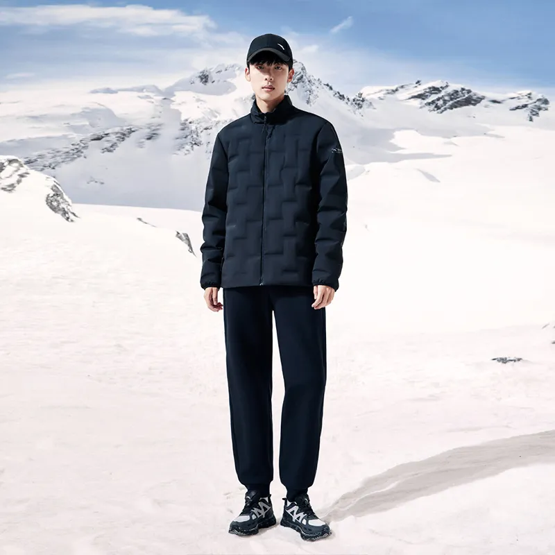 Anta Variety Training Collection Down Jacket Men's Basic Black-2