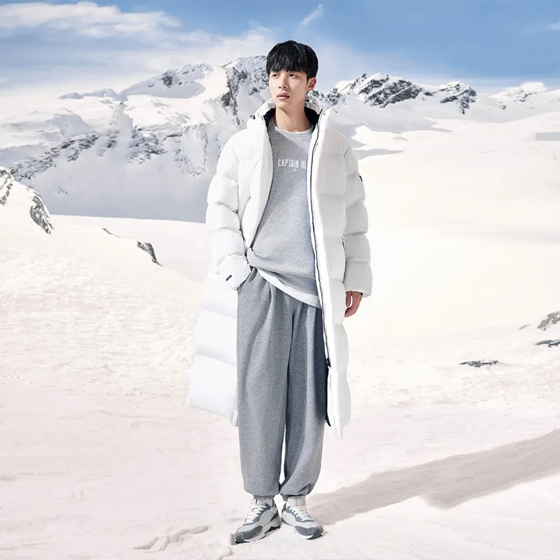 Anta Variety Training Collection Down Jacket Men's Pure White-2