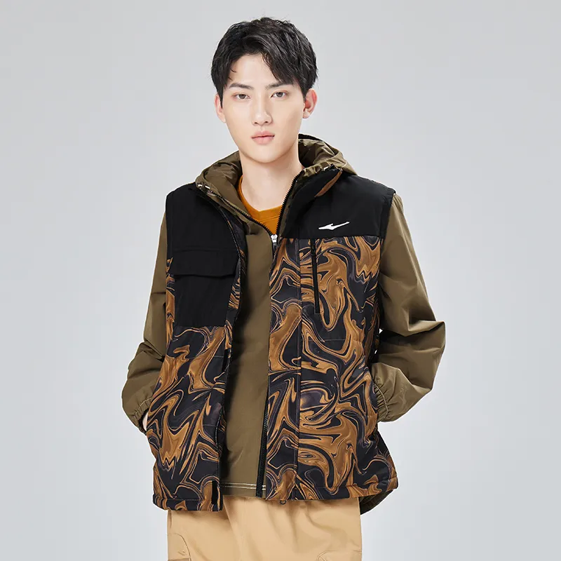 Erke Vests Men Yardang Orange-2