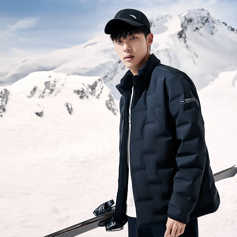 Anta Variety Training Collection Down Jacket Men's Basic Black-4