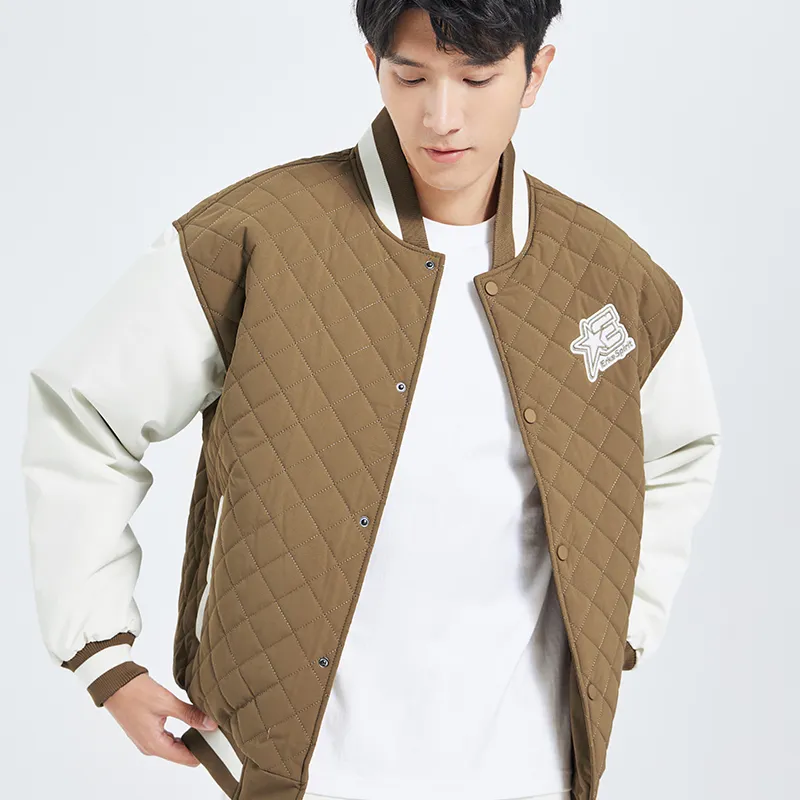 Erke Jackets Men Latte Brown-2