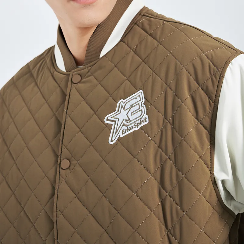 Erke Jackets Men Latte Brown-4