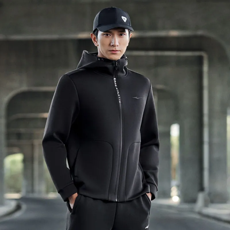 Erke Men's Training Series Sweatshirt Men's Jet Black-2
