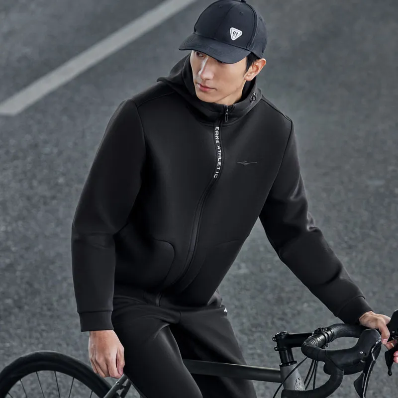 Erke Men's Training Series Sweatshirt Men's Jet Black-3