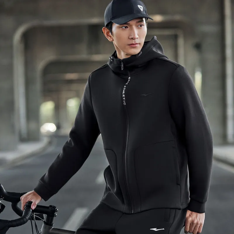 Erke Men's Training Series Sweatshirt Men's Jet Black-5