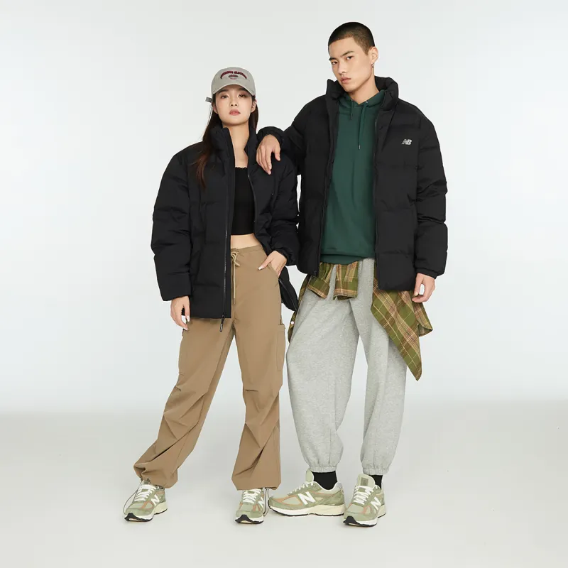 New Balance Down Jacket Unisex Black-2