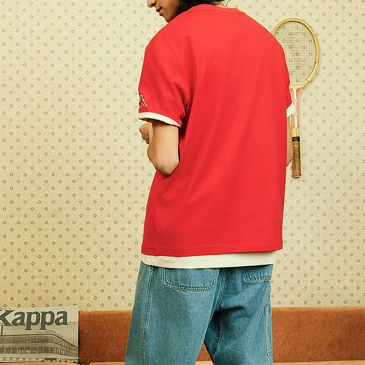 Kappa New Year T Shirts Unisex China Red 554-2