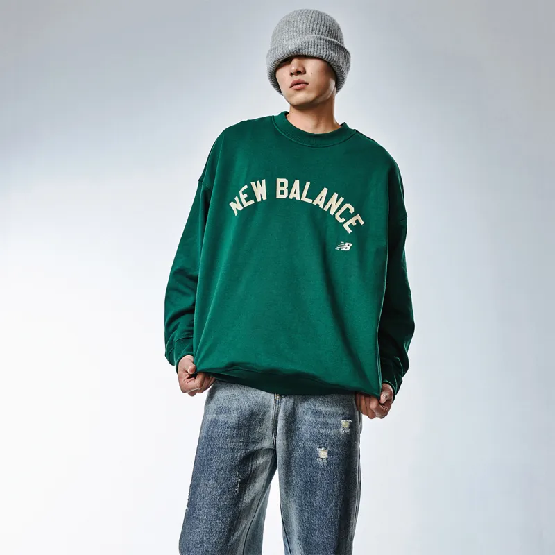 New Balance Unisex Crew Neck Sweatshirt Green-6