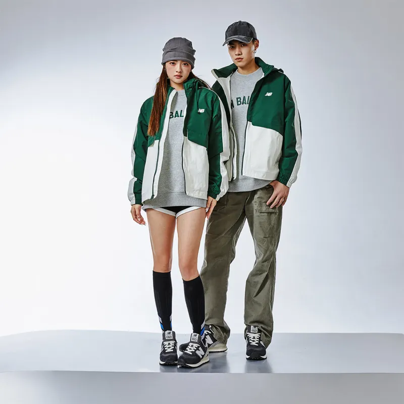 New Balance NB 413 Jackets Coats Spring And Fall Season Unisex Green-3