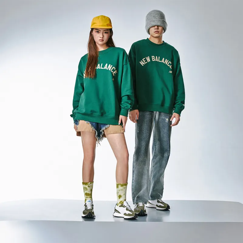 New Balance Unisex Crew Neck Sweatshirt Green-4