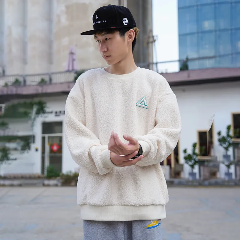 PEAK Sweatshirts Men Ecru-3