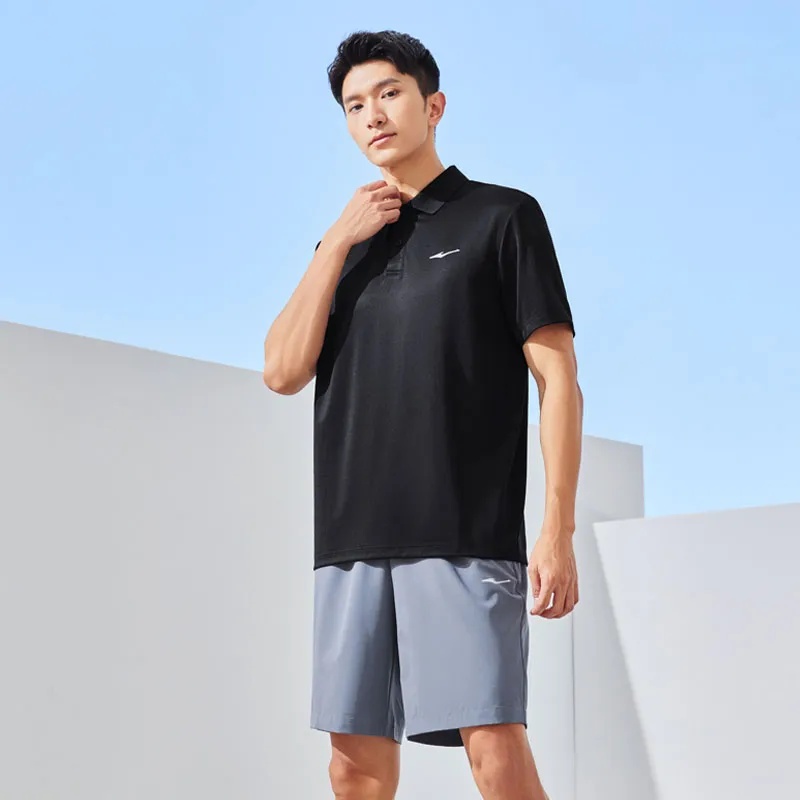 Erke Tennis Series T Shirt Men's Jet Black-2