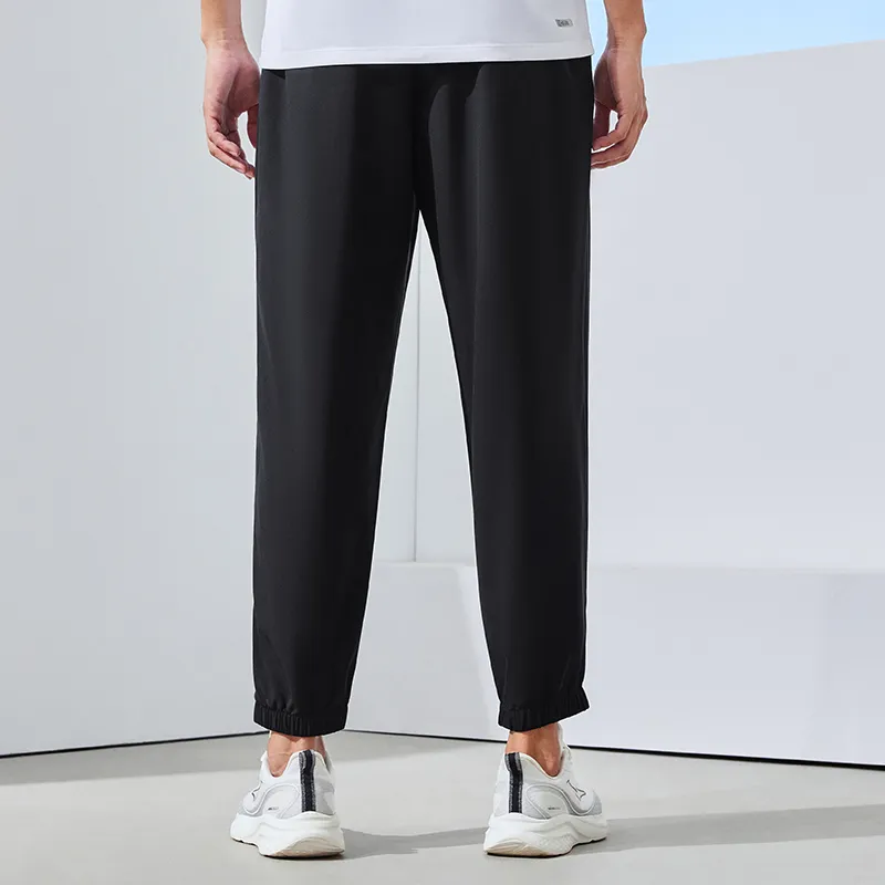 Erke Casual Pants Men Jet Black-6