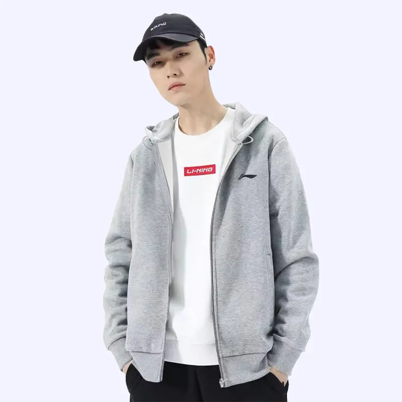 LINING Sweatshirts Unisex Light Gray-4