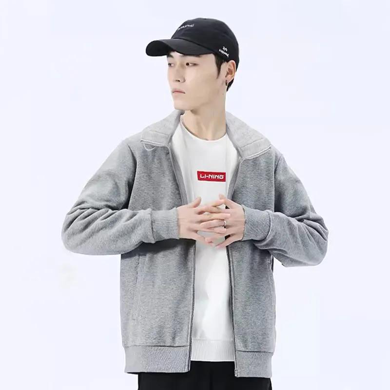 LINING Sweatshirts Unisex Light Gray-3