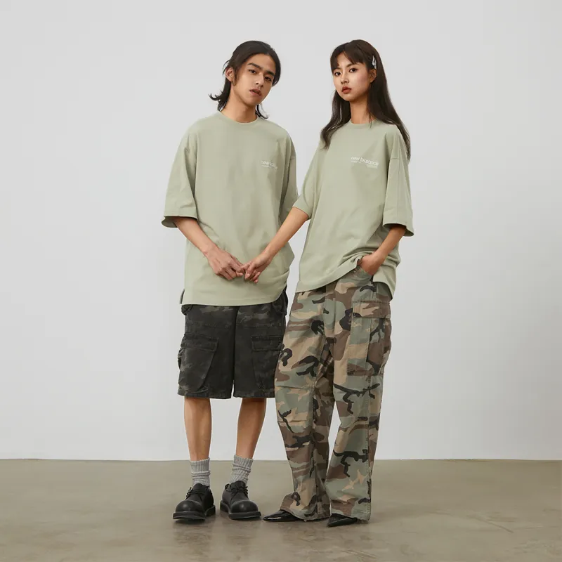 New Balance Drop Shoulder Sleeve T Shirt Unisex Mint Green-6