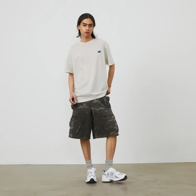 New Balance T Shirt Unisex Ivory White-4