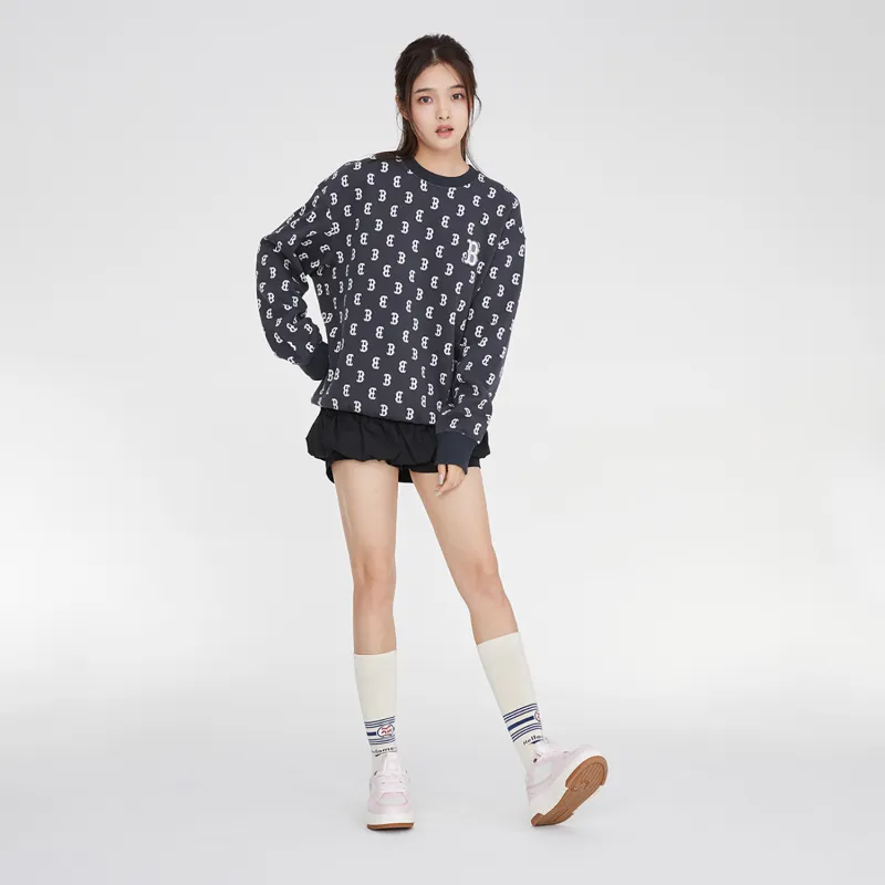 MLB Sweatshirt Unisex Charcoal Gray-4