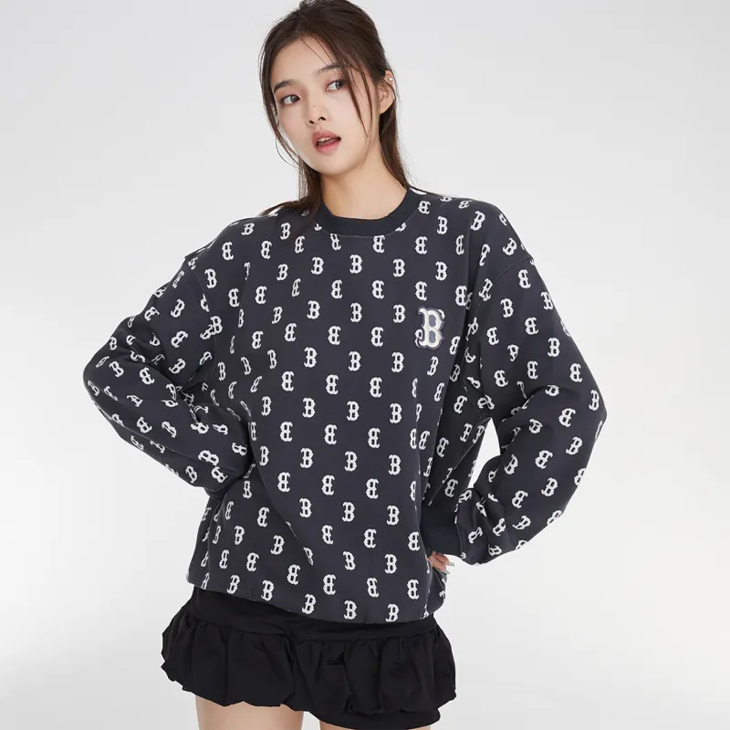 MLB Sweatshirt Unisex Charcoal Gray-6