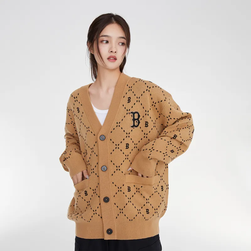 MLB Knitwear Unisex Light Camel-4